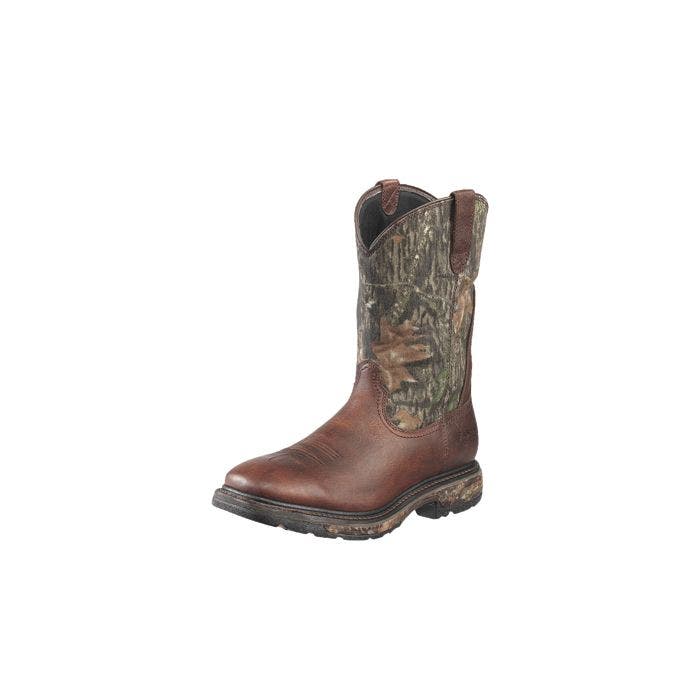 DISCONTINUED Ariat WorkHog Wide Square Toe Waterproof Steel Toe Camo Work Boot Ritz Safety